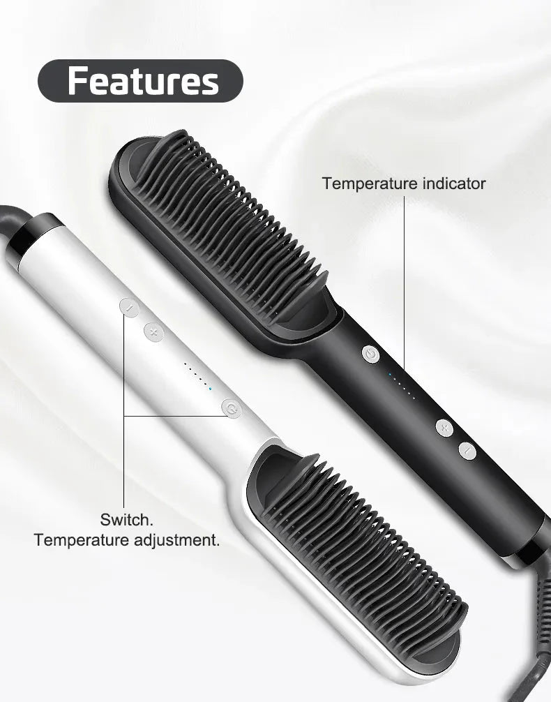 Electric Hair Straightening Comb مشط فرد الشعر الكهربائي