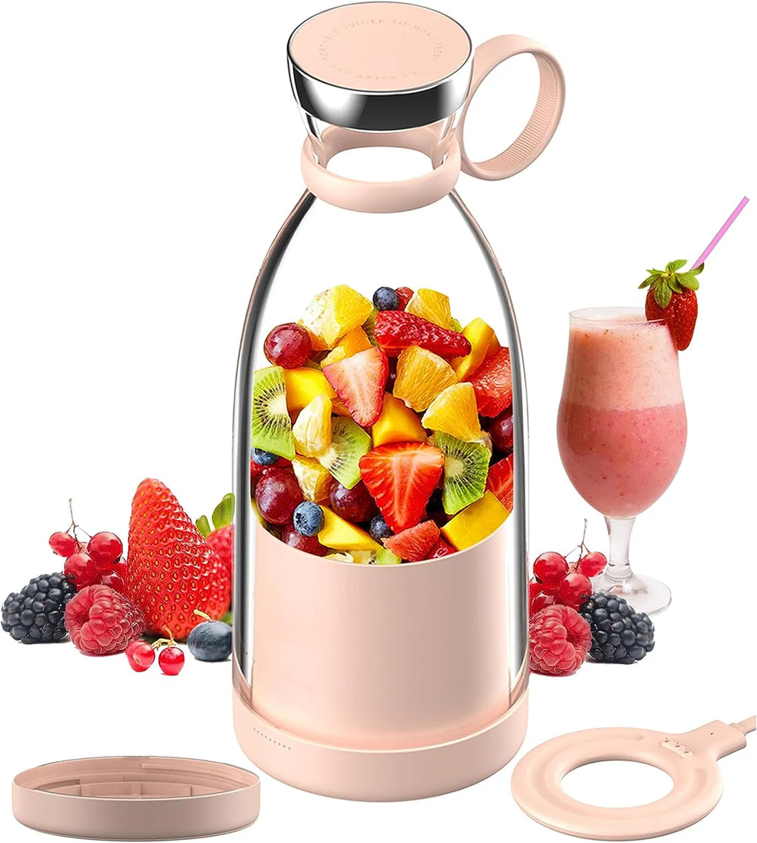 Portable Juicer Bottle  زجاجة عصارة محمولة