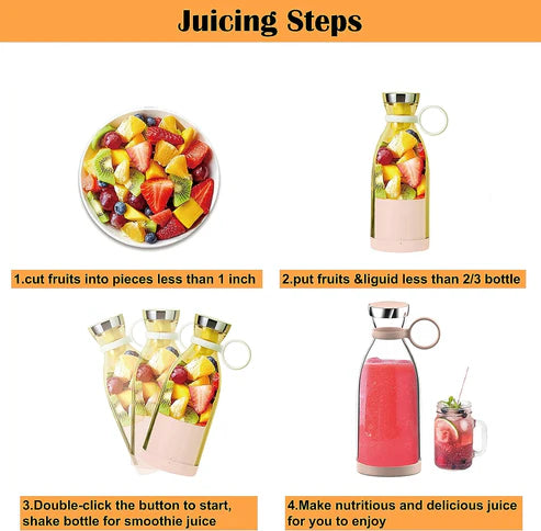 Portable Juicer Bottle  زجاجة عصارة محمولة